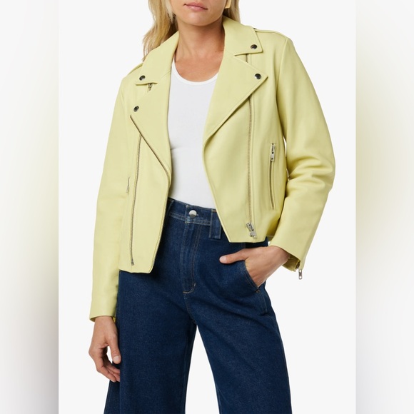 JOE'S JEANS THE MIKAYLA LEATHER JACKET NWT